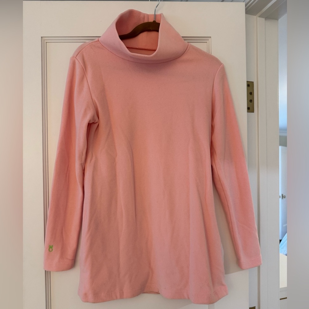 Dudley Stephens Coral Cobble Hill Turtleneck size small